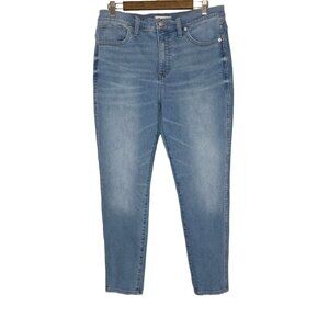 Madewell Light Wash 10"‎ High-Rise Skinny Crop Jeans Size 31